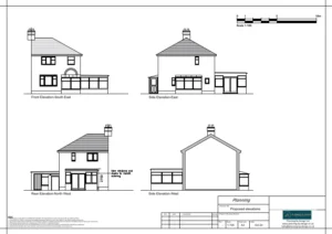 Architect Drawings and Retrospective Planning Permission for Single-Storey Rear Conservatory and Two Rooflights