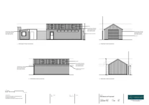 Architect Drawings and Planning Permission for Change of Use From a Car Wash to a Car Dealership