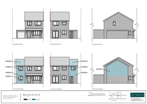 Architect drawings and planning permission for Side Extension and Garage Conversion
