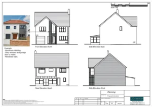 Architect Drawings and Planning Permission for Double Storey Side Extension