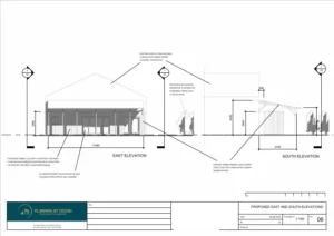 Architect Drawings and Planning Permission for Installation on Agricultural Land of Converted 1-Bedroom Shipping Container