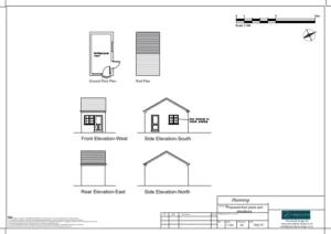 Architect Drawings and Lawful Development Certificate for Garage Conversion to an Ancillary Residential Hobby Room with Storage Above
