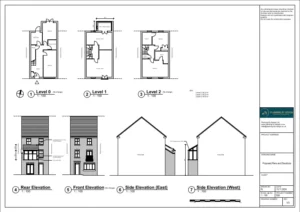 Architect Drawings and Planning Permission for Installation of Enclosed Balcony
