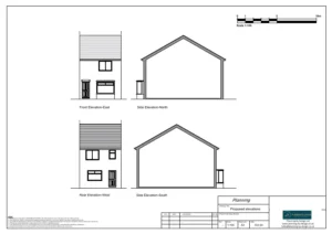 Architect Drawings and Retrospective Planning Permission for Change of Use From One-Bedroom of a Residential Home to Allow Operation of a Hairdressing Salon