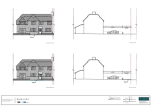 Architect Drawings and Planning Permission for a Widening of the Existing Dropped Kerb/Vehicular Crossover at the Front of Property