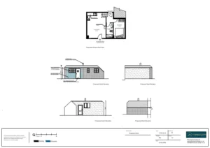 Architect drawings and planning permission for Garage Conversion