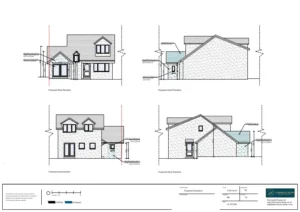 Architect Drawings and Planning Permission for Single-Storey Front Extension and Garage Conversion