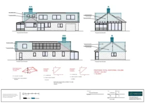 Architect drawings and planning permission for Loft Conversion Incorporating Four Dormer Window