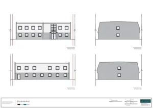 Architect Drawings and Planning Permission for Change of Use from Commercial (Class 4) to a Chiropractic Clinic (Class 1a)