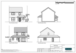 Architect Drawings and Planning Permission for Single Storey Wraparound Extension and Enclosed Porch