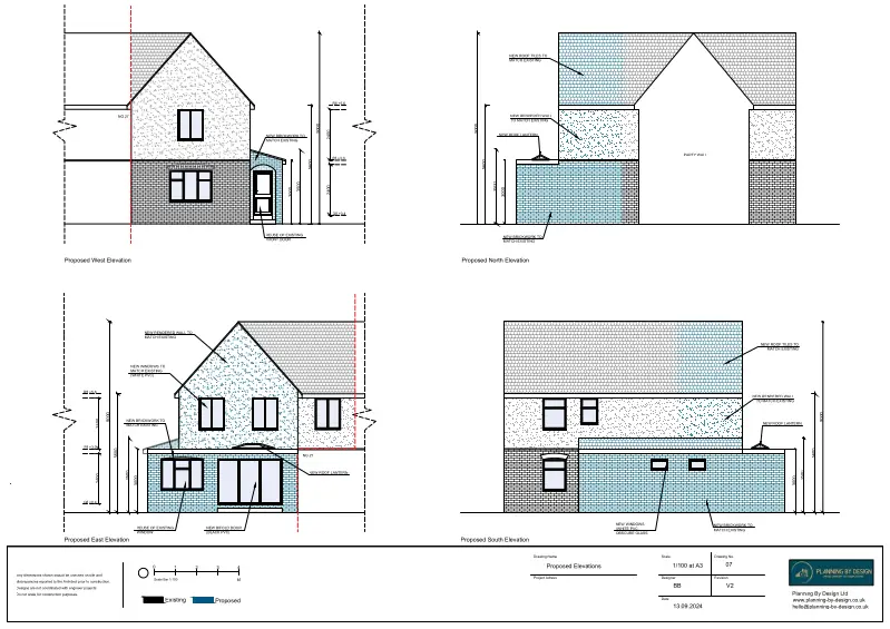 Architect Drawings and Planning Permission for Double-Storey Rear Extension and Single-Storey Side Extension Wraparound