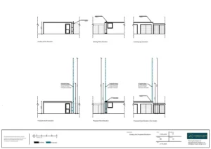Architect Drawings and Planning Permission for Installation of an Amateur Radio Aerial Support System