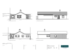 Architect Drawings and Planning Permission for Single-Storey Side Extension and Garage Conversion