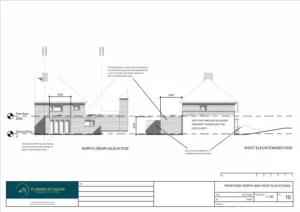Architect Drawings and Planning Permission for Single Storey Wraparound Extension and Creation of a Rear Extension