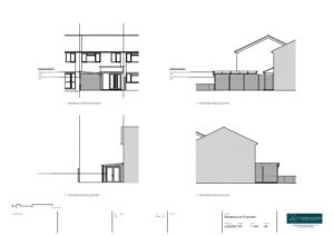 Architect Drawings and Planning Permission for Creation of an Outbuilding to the Front Elevation Utilising Existing Structure