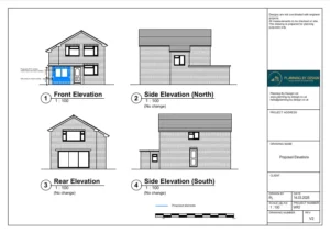 Architect Drawings and Lawful Development Certificate for The Conversion of the Domestic Garage in the Dwelling’s Curtilage