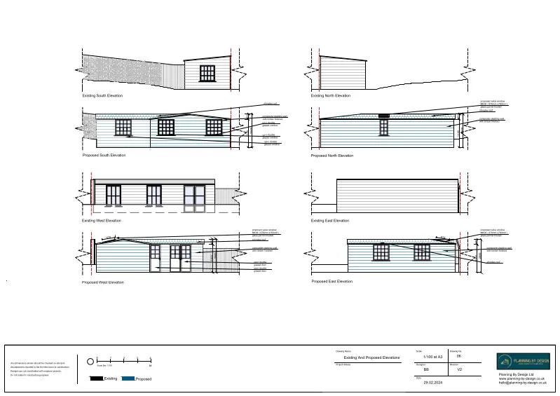 Architect Drawings and Planning Permission for Demolition of an Outbuilding and The Erection of a Replacement Outbuilding For a Family Member