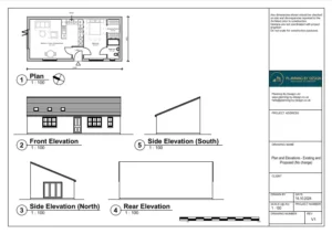 Architect Drawings and Planning Permission for Subdivision of Land and Change of Use of the Existing Annexe to Create a New Dwelling