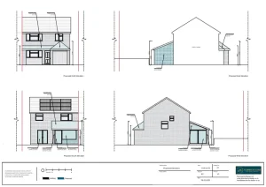 Architect Drawings and Planning Permission for Garage Conversion and Single Storey Rear Extension
