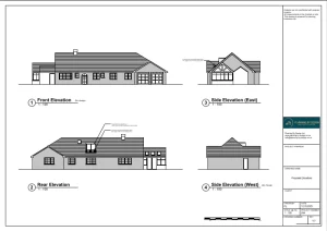 Architect Drawings and Planning Permission for Replacement Dormer Window With Doors and Balcony