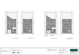 Architect Drawings and Planning Permission for a Conversion of an Integral Garage for Habitable Use