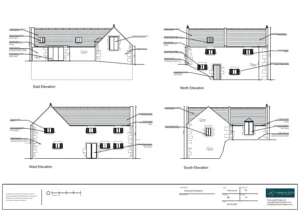 Architect Drawings and Planning Permission for Watermill Conversion Into a Three-Bedroom Family Dwelling