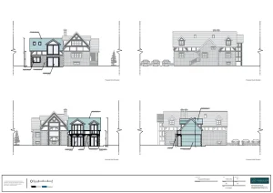 Architect Drawings and Planning Permission for Double Storey Side Extension