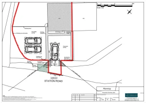 Architect Drawings and Planning Permission for Dropped Kerb and EV Charging