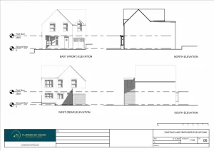 Architect Drawings and Planning Permission for Change of Use From Residential (C3) to Children’s Home (C2)