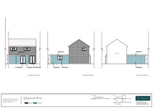 Architect Drawings and Planning Permission for Construction of a Single Storey Rear Extension
