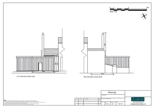 Architect Drawings and Planning Permission for Installation of a Steam Boiler in the Factory Car Park