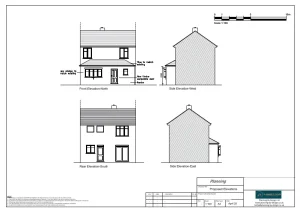 Architect Drawings and Planning Permission for Replacement and Extension of the Porch