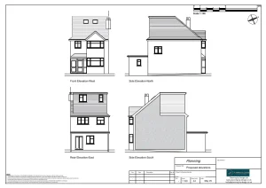 Architect Drawings and Lawful Development Certificate for Change of Use of the Property From C3 to C3b
