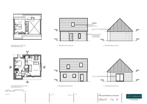 Architect Drawings and Planning Permission for Garage Conversion For Use As Short Term Holiday Let