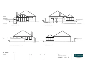 Architect Drawings and Planning Permission for Single-Storey Rear Extension to Form an Enlarged Open-Plan Kitchen and Dining Area