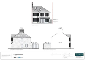Architect Drawings and Lawful Development Certificate for Garage Conversion Into a Habitable Room