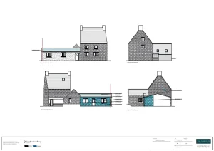 Architect Drawings and Planning Permission for Single-Storey Rear Extension to Existing Side Extension