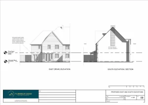 Architect Drawings and Lawful Development Certificate for Garage Conversion