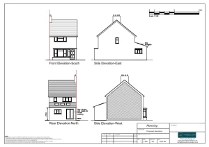 Architect Drawings and Lawful Development Certificate for Single Storey Rear Infill Extension