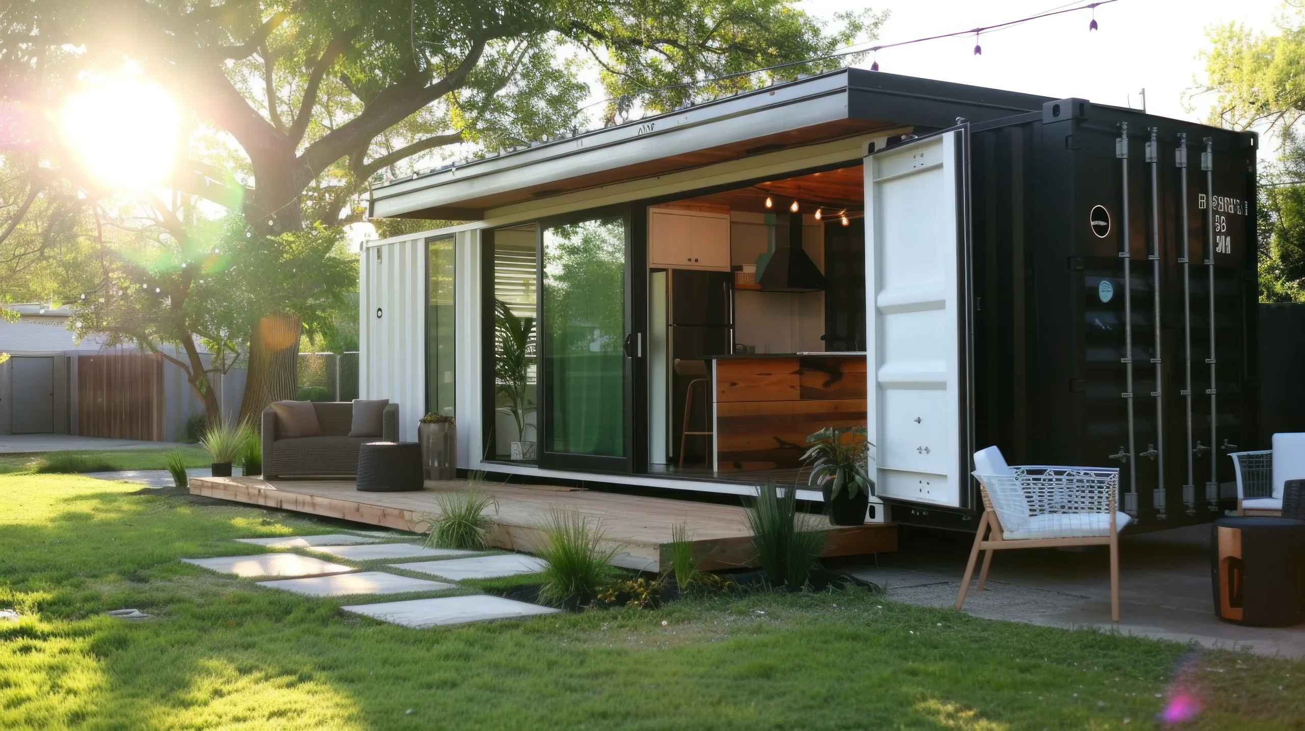 Planning By Design, tiny modern tiny container home