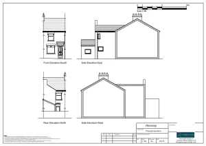 Architect Drawings and Planning Permission for Change of Use from C3 Dwellinghouse to a C2 Residential Institution, Home for Children in Care