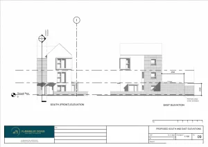 Architect Drawings and Planning Permission for Construction of a Single-Storey Rear and Part Side Extension to the Terraced Property