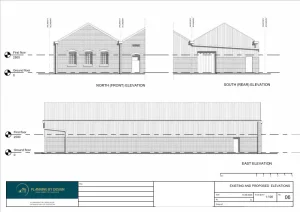 Architect Drawings and Planning Permission for Change of Use From a Commercial Unit to Dog Grooming and Dog Daycare