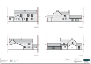 Architect Drawings and Planning Permission for Change of Use of Former Post Office to Residential