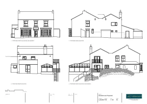 Architect Drawings and Planning Permission for Change of Use From Pub to Dentist Surgery