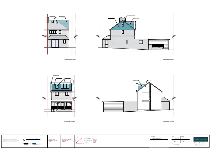 Architect drawings and planning permission for Loft Conversion With Rear Dormer and Alterations to Roof Shape