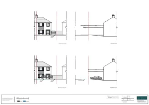 Architect Drawings and Planning Permission for Extension To Dropped Kerb