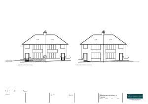 Architect Drawings and Planning Permission for Creation of a New Shared Vehicular Access and Associated Off-Street Parking