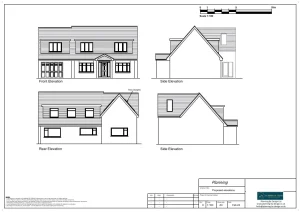 Architect Drawings and Planning Permission for First Floor Extension and Partial Garage Conversion