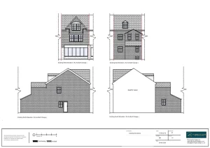 Architect Drawings, Retrospective Planning Permission for Change of Use to HMO